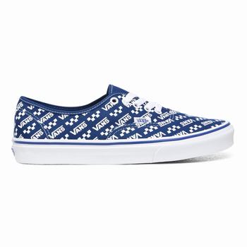 Férfi Vans Logo Repeat Authentic Tornacipő VA6389417 Kék/Fehér